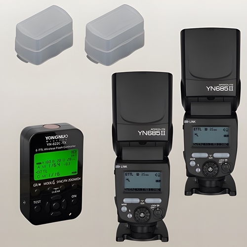 Yongnuo YN685-II C Canon Uyumlu 2+1 Flaş Seti (YN622C-TX)