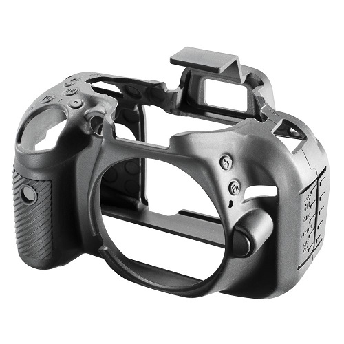 Easycover Nikon D5200 Uyumlu Silikon Kılıf Siyah