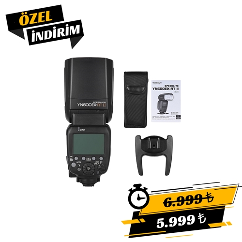 Yongnuo YN600-EX RT II Canon Uyumlu HSS TTL Tepe Flaşı
