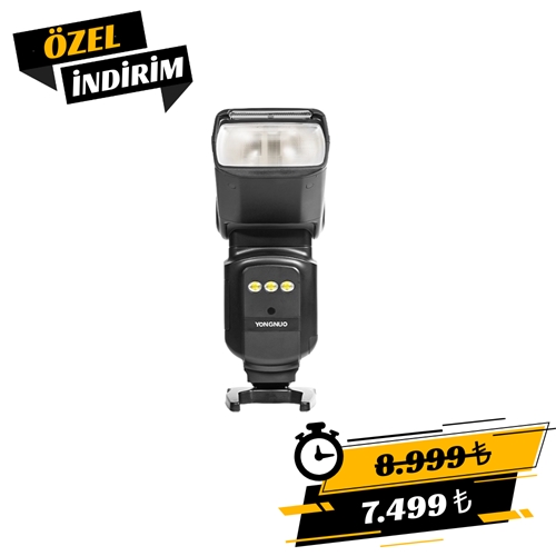 Yongnuo YN968EX-RT III Dahili Led Canon Uyumlu HSS TTL Tepe Flaşı