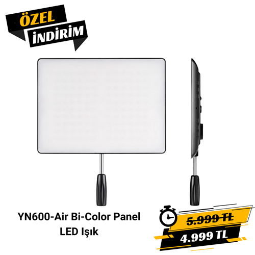 Yongnuo YN600-Air Bi-Color 3200-5600K Led Işık