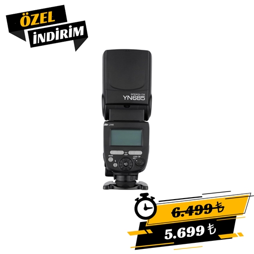 Yongnuo YN685N Nikon Uyumlu HSS TTL Tepe Flaşı