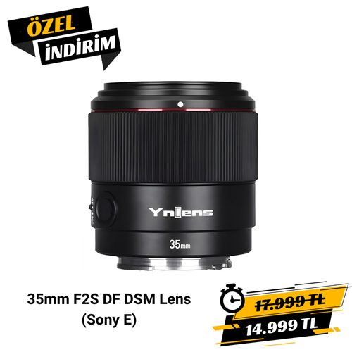 Yongnuo 35mm f/2S DF DSM Full Frame Otofokus Lens (Sony E Mount)