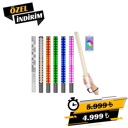 Yongnuo YN260 Bi-Color RGB Dahili Bataryalı Tüp LED Işık