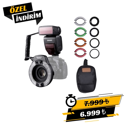 Yongnuo YN14-EX II Canon Uyumlu TTL Makro Ring Flaş
