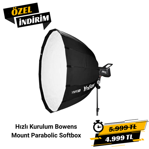 Yongnuo YN90K Hızlı Kurulum Bowens Mount Parabolic Softbox