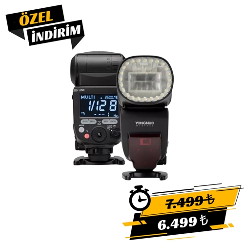 Yongnuo YN650-EX RF Canon Uyumlu Dahili Ledli HSS TTL Flaş