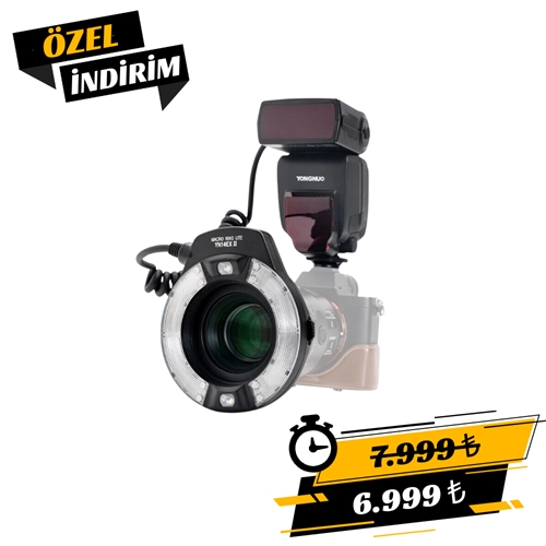 Yongnuo YN14-EX II Sony Uyumlu TTL Makro Ring Flaş