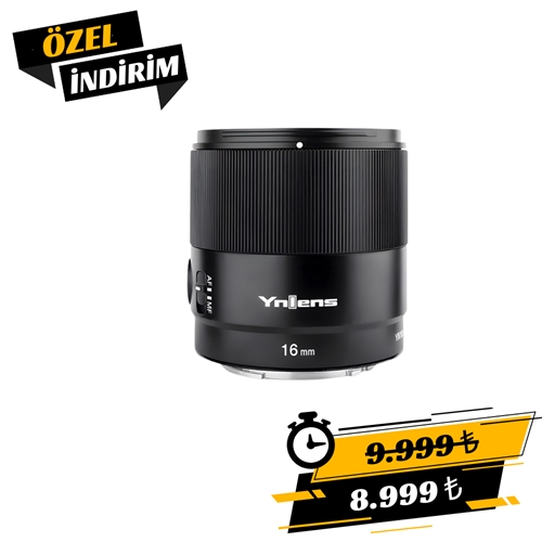 Yongnuo 16mm f/1.8S DA DSM APS-C Otofokus Lens (Sony E)