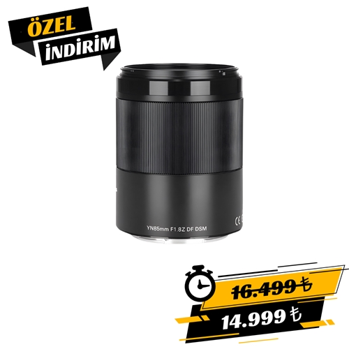 Yongnuo 85mm f/1.8Z DF DSM Full Frame Otofokus Lens (Nikon Z)
