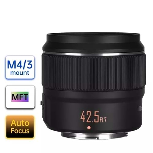 Yongnuo 42.5mm f/1.7 M II Otofokus Lens (Micro Four Thirds)