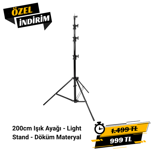 LATT ML-200 200cm Işık Ayağı - Light Stand - Döküm Materyal
