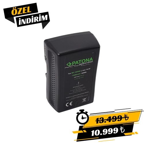 PATONA 1255 V-Mount Batarya 13200Mah 190Wh