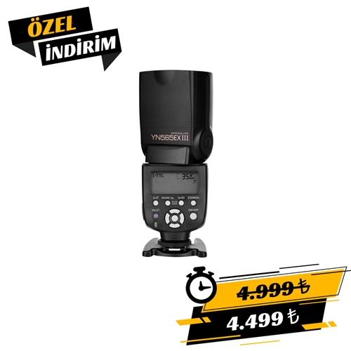 Yongnuo YN565-EX III Nikon Uyumlu TTL Tepe Flaşı
