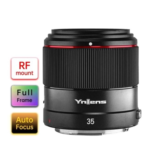 Yongnuo 35mm f/2R DF DSM Canon RF Mount Uyumlu Full Frame Otofokus Prime Lens