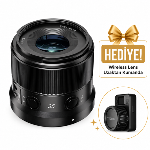 Yongnuo 35mm f/1.8Z DA DSM WL APS-C Wireless Otofokus Lens, Siyah (Nikon Z Mount)