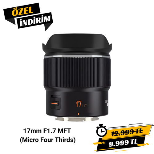 Yongnuo 17mm f/1.7 MFT Otofokus Lens (M43 Panasonic ve Olympus Mount)