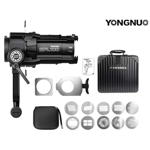 Yongnuo SPL100 Spotlight Lensli Gobo Seti - Optik Şekillendirici