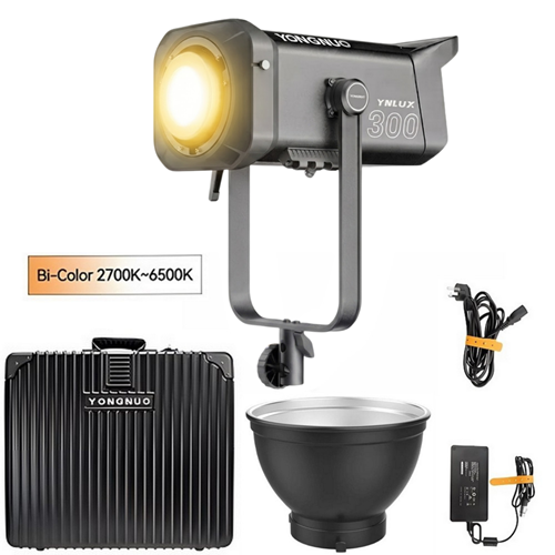 Yongnuo YNLUX300 2700-6500K Bi-Color 300W COB Led Işık (Kit)