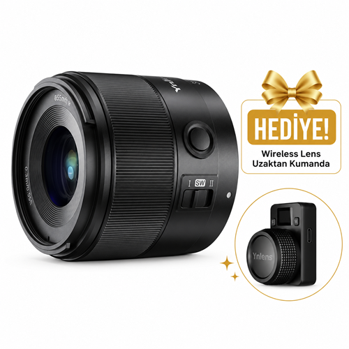 Yongnuo 35mm F1.8S DA DSM WL APS-C Otofokus Wireless Lens, Siyah (Sony E Mount)