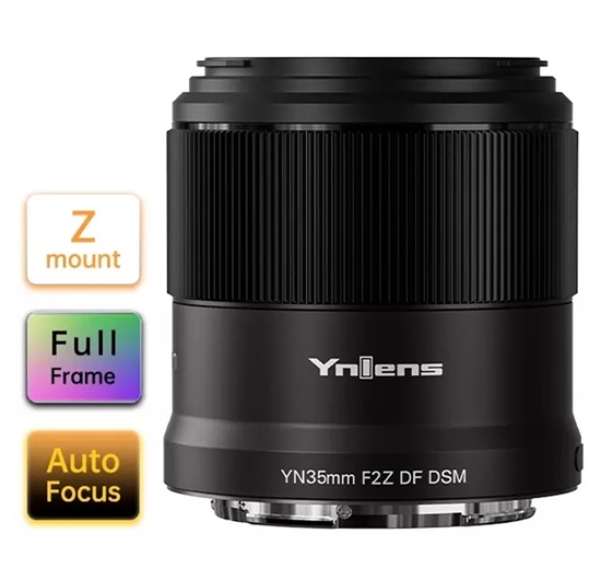 Yongnuo 35mm f/2Z DF DSM Full Frame Otofokus Lens (Nikon Z Mount