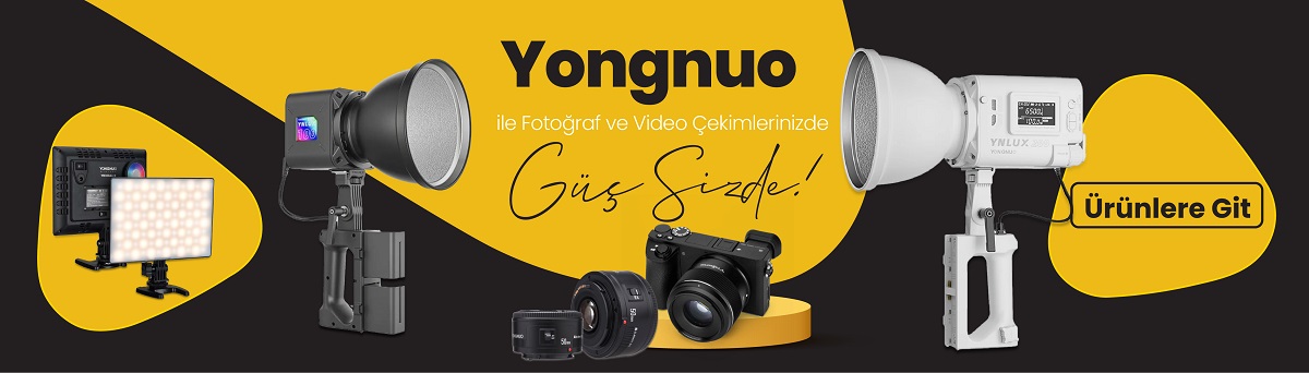 Yongnuo ile Fotoğraf ve Video Çekimlerinizde Güç Sizde.