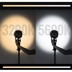 Yongnuo YNLUX100 100W Bi-Color COB LED Işık Seti (Siyah Kasa)