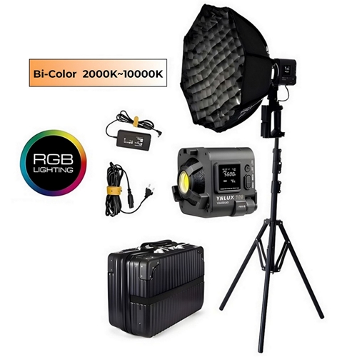 Yongnuo YNLUX100-RGB 120W Bi-Color LED Işık Seti
