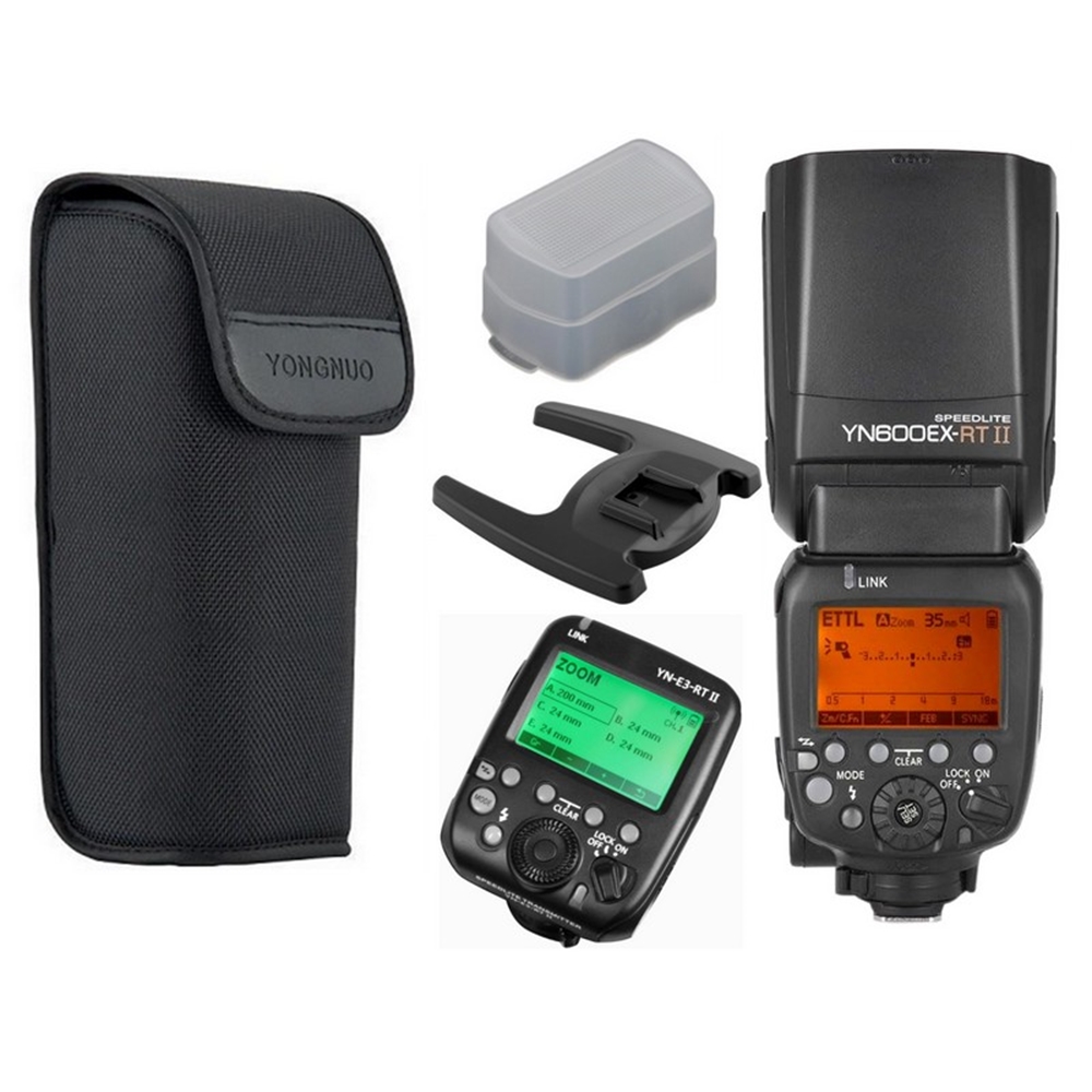 Yongnuo YN600-EX RT II Canon Uyumlu 1+1 Flaş Seti (YN-E3-RT)