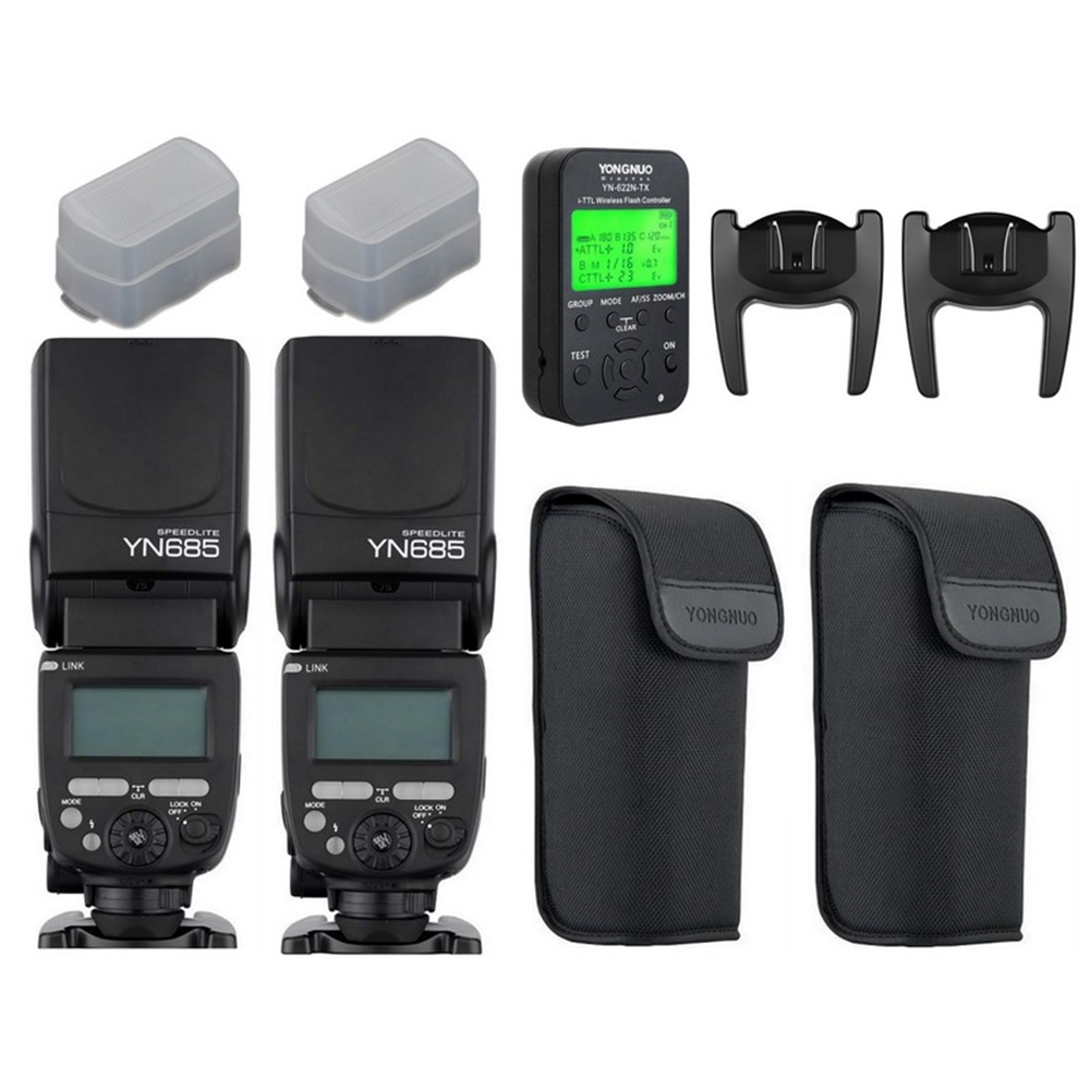 Yongnuo YN685N Nikon Uyumlu 2+1 Flaş Seti (YN622N-TX)
