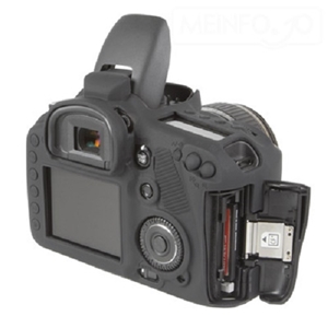 Easycover Canon 7D Uyumlu Silikon Kılıf Siyah