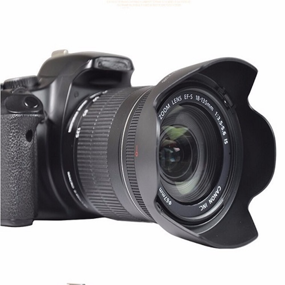 Canon EW-73B Parasoley 18-135mm 17-85mm Lens Uyumlu