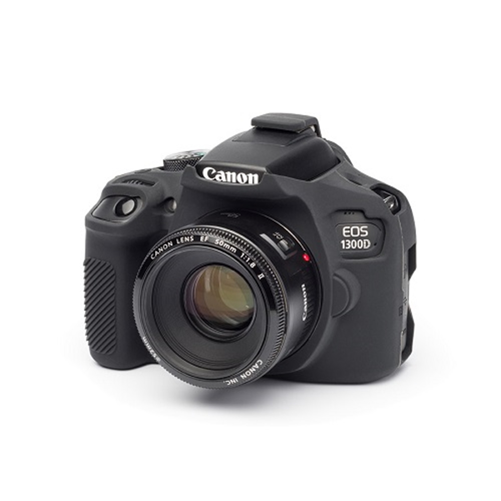 Easycover Canon 1300D-2000D Silikon Kılıf Siyah