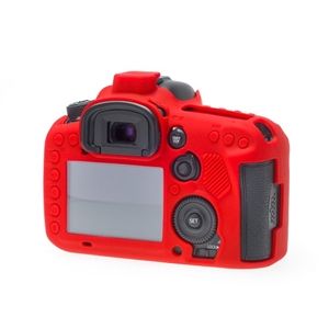 Easycover Canon 7D Mark II Silikon Kılıf Kırmızı