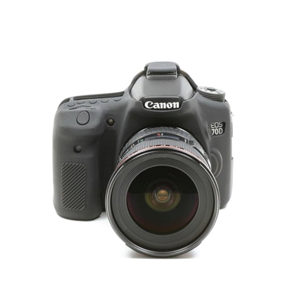 Easycover Canon 70D Silikon Kılıf Siyah