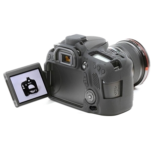 Easycover Canon 70D Silikon Kılıf Siyah