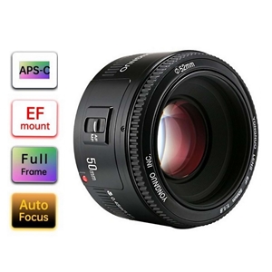 Yongnuo 50mm f/1.8 Full Frame APS-C Otofokus Lens (Canon EF)