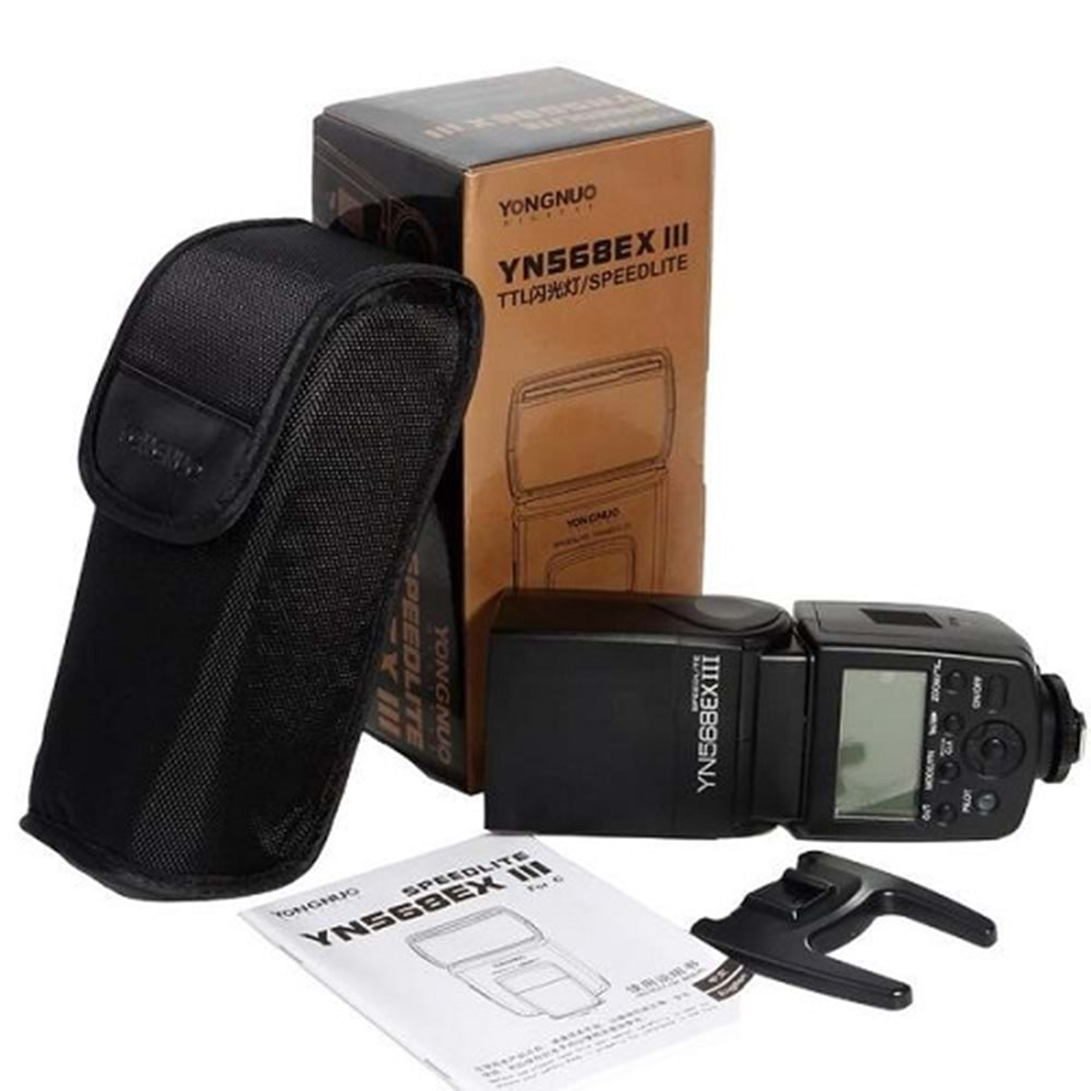 Yongnuo YN568EX III Canon Uyumlu HSS TTL Tepe Flaşı