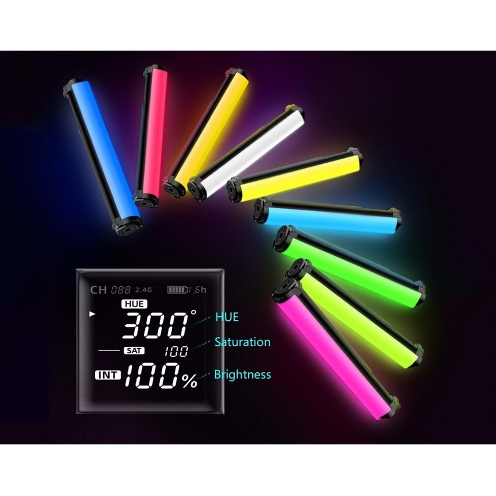 Yongnuo YN30 Soft 2000-1000K RGB 30cm Tüp LED Işık