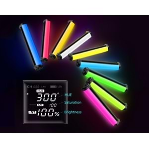 Yongnuo YN30 Soft 2000-1000K RGB 30cm Tüp LED Işık