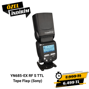 Yongnuo YN685EX-RF Sony Uyumlu HSS TTL Tepe Flaşı