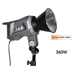 Yongnuo YNRAY360 DMX Kontrollü 360W Bi-Color COB LED Işık (Kit Versiyon)