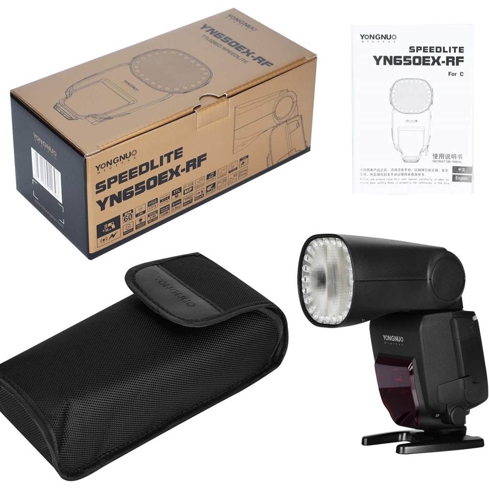 Yongnuo YN650-EX RF Canon Uyumlu Dahili Ledli HSS TTL Flaş