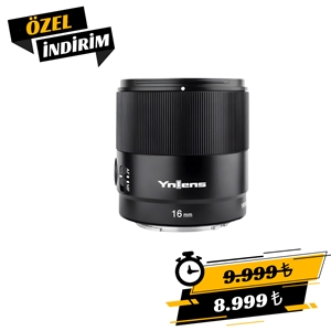 Yongnuo 16mm f/1.8S DA DSM APS-C Otofokus Lens (Sony E)