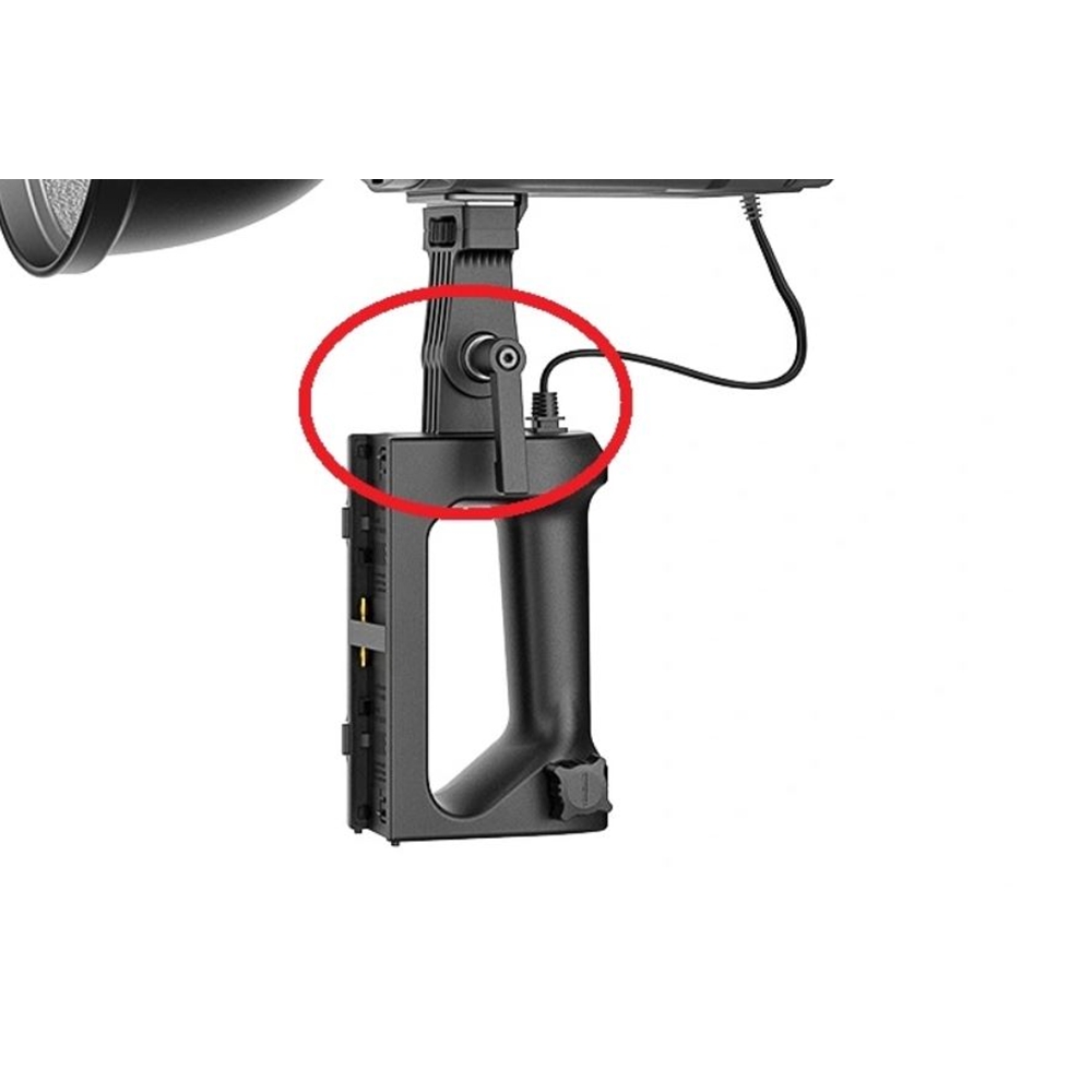 Yongnuo 2-NPF Batarya Handle YNLUX200 Led Işık Uyumlu, Siyah