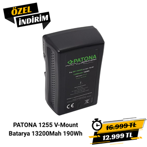 PATONA 1255 V-Mount Batarya 13200Mah 190Wh