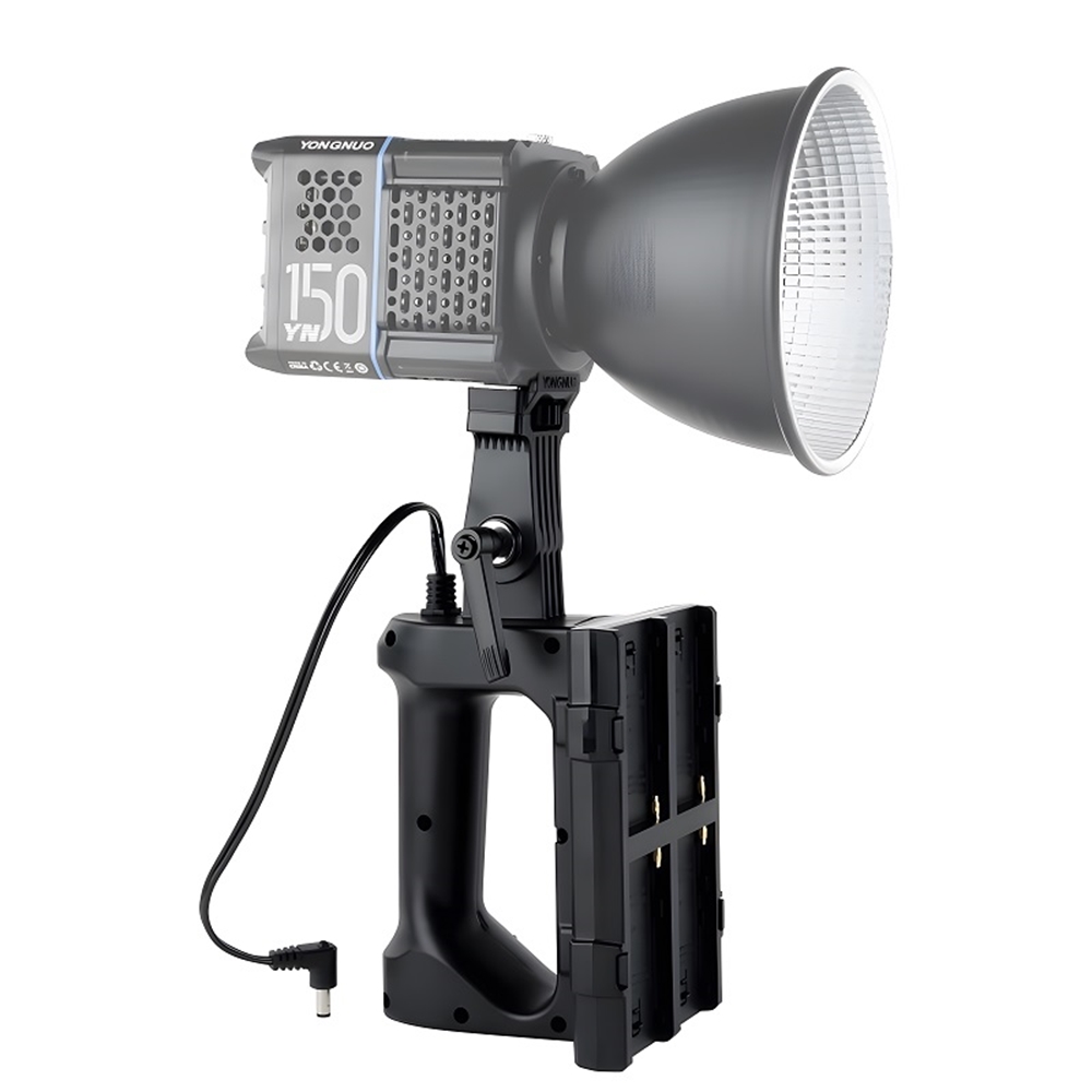 Yongnuo 4-NPF Batarya Handle YNLUX100-YN150-YNLUX200 Uyumlu