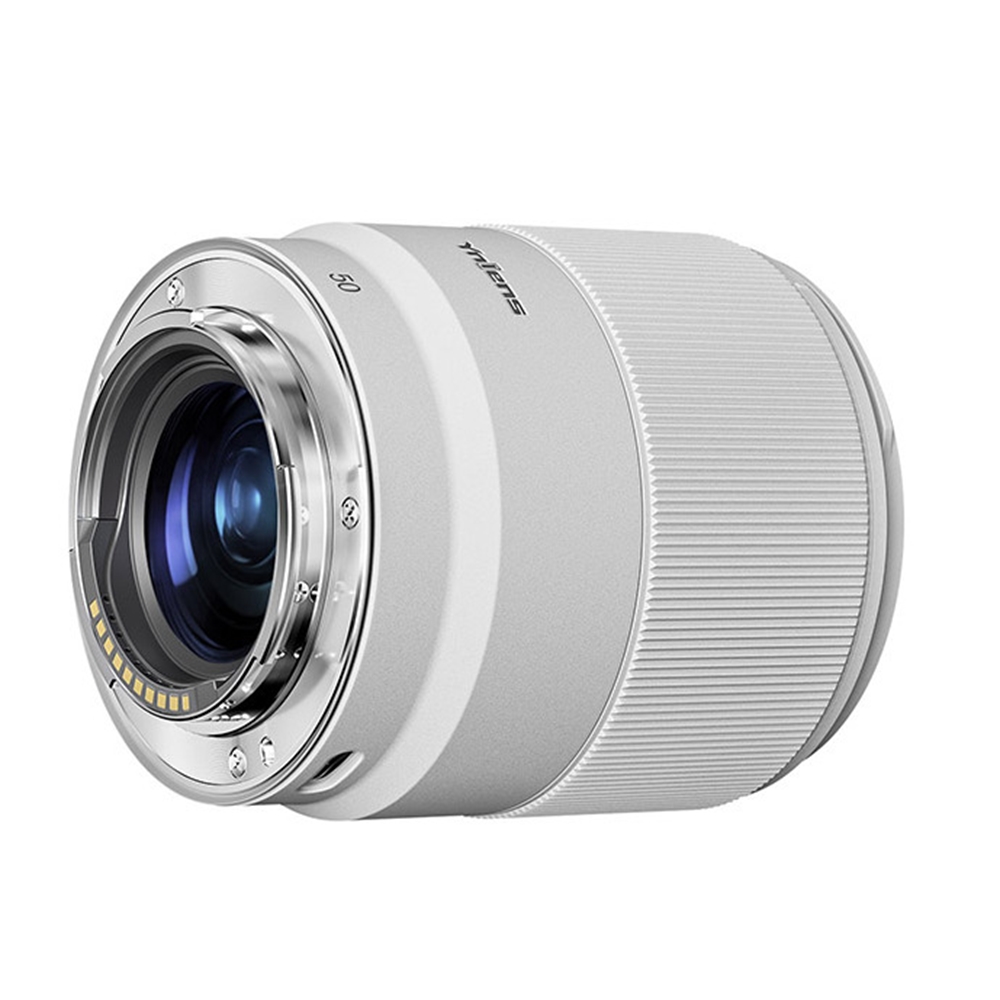 Yongnuo 50mm f/1.8S DF Lite Full Frame Otofokus Lens, Beyaz (Sony E)