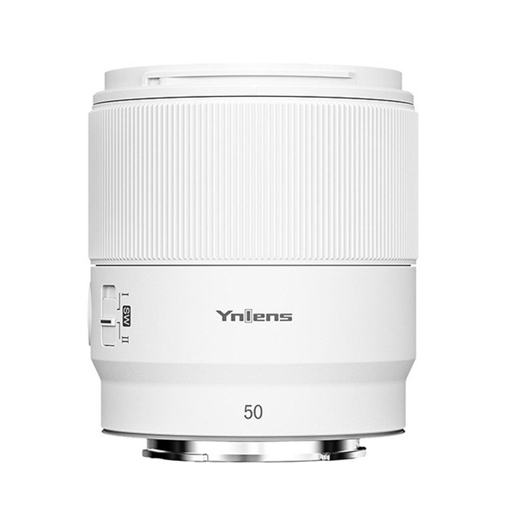 Yongnuo 50mm f/1.8S DF Lite Full Frame Otofokus Lens, Beyaz (Sony E)
