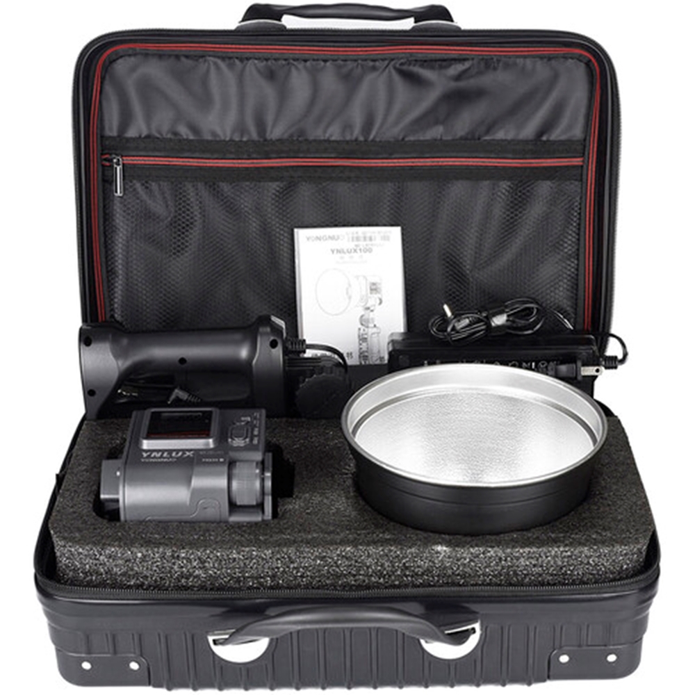 Yongnuo YNLUX100 100W 5600K COB LED Işık, Siyah Kasa (Kit)